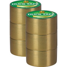 Valor Duck Marka 280748_C Duck Renkli Koli Bandı, 6 Rulo, Metalik Altın