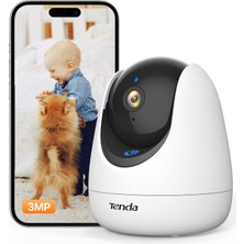 Valor Tenda Cp3 1080P Ev Güvenlik Kamerası, Bebek Monitörü/evcil Hayvan/yaşlılar Için 360 Derece Wifi Kam