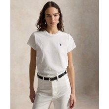 Ralph Lauren Klasik Kesim Pamuklu Jersey Bisiklet Yaka Tişört 100080721