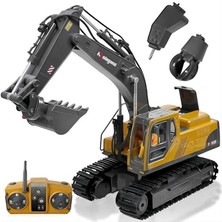 Valor Oyuncak 2.4ghz Uzaktan Kumandalı Şarjlı Işıklı Metal Alaşım Paletli Hareketli Kepçe Rc Ekskavatör