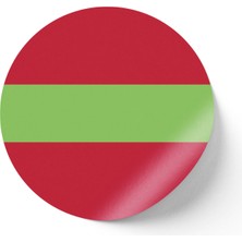 İberk 24 Adet - 7 cm Sticker Etiket - Vektörel Ülke Bayraklı Transnistria Transdinyester Bayrağı