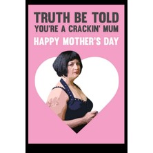 Valor Password Book Crackin' Mum Mother's Day Card Greeting Card: Crackin' Mum Mother's Day Card Greeting