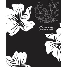 Valor Independently Published 100 Page Black And White Floral Journal