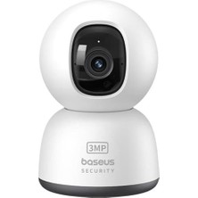 Valor Baseus Security P1 Lite Indoor 2k 3mp Wi-Fi Güvenlik Kamerası Ai Algılama, 8x Zoom, Alexa ve Google