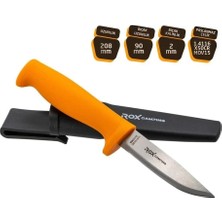 Valor Rox Camping Bushcraft Eco Paslanmaz Çelik Kamp Bıçağı (Turuncu)