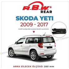 Valor Rbw Skoda Yeti Arka Silecek (2009-2017) Rbw