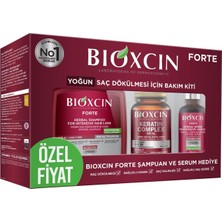 Valor Bioxcin Forte Yoğun Bakım Kiti – Saç Dökülmesine Karşı Şampuan, Serum & Tablet Seti; Yoğun Saç Bakı