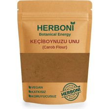 Herboni Glutensiz Keçiboynuzu Harnup Tozu Unu 200G, Doğal ve Katkısız