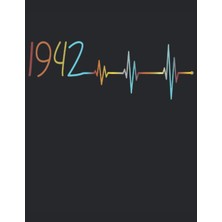 Valor 101 Mandalas - Malbuch Ekg Herzschlag Jahrgang 1942 Baujahr Heartbeat: Lustiges Retro Geburtstag De