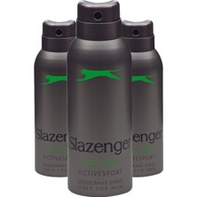 Valor Slazenger Deodorant Active Sport Yeşil 150M x 3 Adet P04702