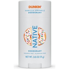 Valor Native Dunkin Vanilla Sprinkle Alüminyumsuz Stick Deodorant 75GR
