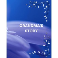 Valor Grandma's Story, Tell Me Your Story, Memory Prompts, Large Print, Blue Water Drop, 100 Pages: A Gui