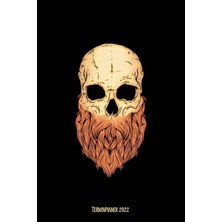 Valor Terminplaner 2022: Hipster Totenkopf Motiv Jahresplaner Und Kalender Von Januar Bis Dezember 2022 M