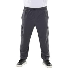 Maruf Shop Erkek Büyük Beden Kargo Cepli Likralı Paraşüt Kumaş Pantolon/eşofman Alt