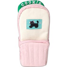 Valor Ecrou Cookie Nakışlı Dikey Kalemkutusu Pembe