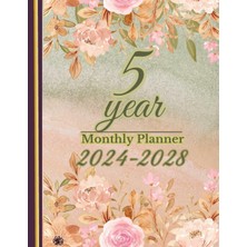 Valor Independently Published 2024-2028 Five 5 Year Monthly Planner: Multi Year Journal From January 2024