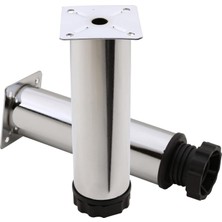 Valor BADEM10 Mobilya Kanepe Baza Koltuk Metal Destek Ayağı Ayarlanabilir Krom Ayak 15 cm