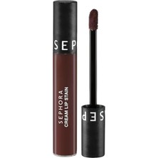 Valor Sephora Cream Lip Stain – Bulaşmayan Kadife Bitişli Ruj - Mat Likit Ruj 123