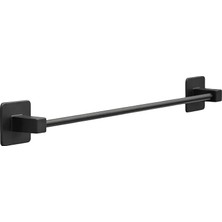 Valor Promosyonca Siyah Metal Havluluk, Duvara Monte, 44,2 Cm, Modern Tasarım