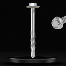Valor BADEM10 Trapez Çatı Vidası 5.5X90 mm Paket 100 Adet Matkap Uçlu Sac Akıllı Vida Çatı Panel Metal Ağ