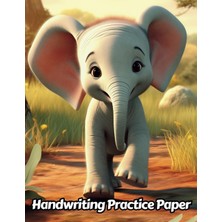Valor Independently Published Elephant Handwriting Practice Paper: Wide Lines With Dotted Midline | For S