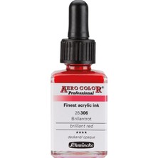 Valor Schmincke Aero Color Professional Akrilik Airbrush Mürekkebi 28 ml 306 Brilliant Red