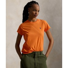 Ralph Lauren Klasik Kesim Pamuklu Jersey Bisiklet Yaka Tişört 100080721