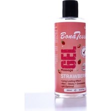 Valor Cabs Bona Tessa Çilek Aromalı Masaj Jeli – 250 ml | Su Bazlı, Kayganlaştırıcı, Nemlendirici Masaj Y