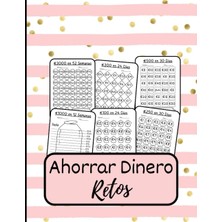 Valor Retos Para Ahorrar Dinero: Diario De Seguimiento De Ahorro Con 7 Desafíos De Ahorro Diferentes | Un