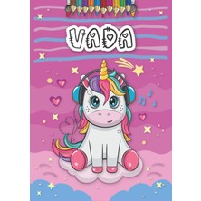 Valor Vada: Personalized Coloring Book For Vada | Theme: Unicorn | Birthday Gift For Girl, Daughter ... |