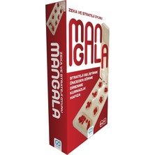 Valor Ca Games Mangala Katlanabilir Tablalı 6+ Yaş Üzeri Için 2 Kişilik Eğitici Zeka ve Strateji Oyunu, S