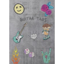 Valor Independently Published Guitar Tab Notizbuch - Skate Punk: 6 Tabulator Zeilen & 6 Gitarren Akkorddi