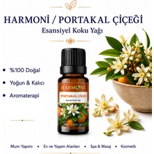 Harmoni Portakal Çiçeği Saf Esansiyel Uçucu Yağ Buhurdanlık Yağı Difüzör Esansı Aromaterapi Ortam Koku 10ML
