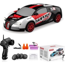 Valor Rc Drift Araba Uzaktan Kumanda Araba 2.4ghz 1:24 Ölçekli 4WD 15KM/H Yüksek Hızlı Model Araç LED Işı
