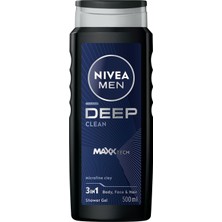 Valor Nivea Men Erkek Deep Darkwood Banyo ve Duş Jeli 500 Ml,derinlemesine Temizlik,bakımlı Cilt,vücut,yü