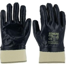 Valor Starline Yağ Su Geçirmez Nitril Eldiven Uzun Konçlu E-0370 No:10 Xl