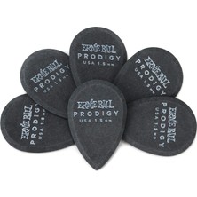 Valor Ernie Ball 1.5mm Teardrop Prodigy Seçtikleri 6'lı Paket Siyah