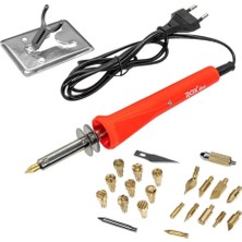 Valor Rox Wood 0142 Ahşap Yakma ve Hobi Seti 30 Watt - 27 Parça