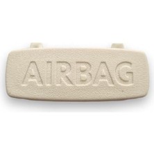 Valor Hava Yastığı Airbag Yazı Kapağı Bej 1K0853437B Vw Golf Plus ile Uyumlu 2005-2010