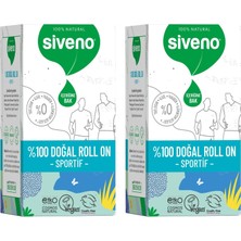 Valor Siveno Roll-On Doğal Sportive 50ML x 2 Adet