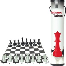 Valor Ucuz Karton Rulo Pratik Satranç Takımı