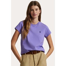 Ralph Lauren Klasik Kesim Pamuklu Jersey Bisiklet Yaka Tişört 100080721