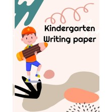 Valor Kindergarten Writing Paper Book With Dotted Lines: Cute Cover| 8.5X11 Non Bleed 101 Pages| With Dot
