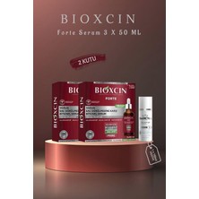 Valor Bioxcin Forte Yoğun Saç Dökülmesine Karşı Serum 3X50ML 2 Kutu Tüm Saç Tipleri + Jel Hediyeli Set, S
