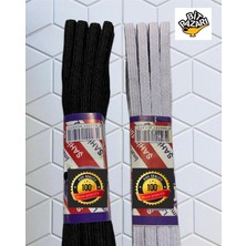 Valor Flea Market 2 Adet Siyah ve Beyaz Bel Paça Don Lastiği (Yassı - 2 x 10 Metre)