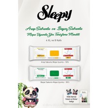 Valor Sleepy Arap Sabun Katkılı 50'li, Beyaz Sabun Katkılı 50'li 4 Xlarge Yer Temizlik Havlusu ve Rosie P