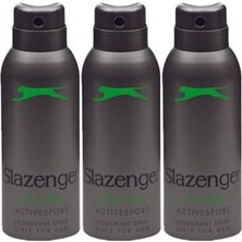 Valor Slazenger Deodorant Active Sport Yeşil 150M x 3 Adet