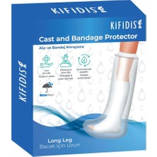 Valor 2255 Kifidis Silikon Girişli Alçı ve Bandaj Koruyucu (Bacak Için Uzun)