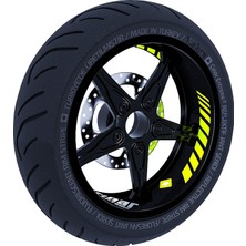 Valor Gp Racing Floresan Sarı Iç Jant Şeridi Sticker
