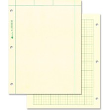 Valor National Bilgi Işlem Defteri, 5 x 5 Quad Cetvel ve Çizgisiz, 8,5 Inç x 11 Inç, 200 Yaprak (42389),
